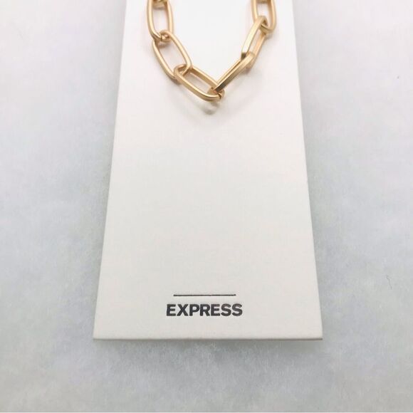 Express Gold Link Chain Necklace - Picture 2 of 6